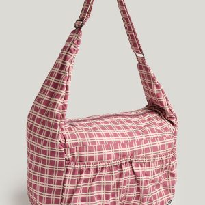 Liza - Crossbody Bag in Rose Deco Check